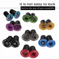 Bicycle Grip Handlebar End Cap Aluminium Alloy Lock MTB Mountain Handle Bar Grips End Plugs For Bike Handlebar Parts|Handlebar T