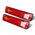 2pcs 12V 19 LED Waterproof Tail Lights Kit Camper Trailer Truck Rear Turn Signal Car LED Tail Light Stop Light Car Accessories|T