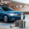 TXVSO8 H7 Led Headlights 6000K Light 12V Car Bulbs 14000LM Low Beam Lamps For Volkswagen PASSAT Golf GTI MK7 Tiguan Touran Jetta