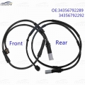 Brake Sensor Car Front+Rear Brake Disc Pad Wear Sensor 34356792289 34356792292 Replacement For BMW F20 F21 F22 F87 F30 F35 F32|B