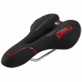 Bike Saddle MTB Mountain Road Bike Seat PU Leather Gel Filled Cycling Cushion Comfortable Shockproof Bicycle Saddle|Bicycle Bags