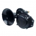 Air Horn Black 300DB 12V/24V Electric For Car Motorcycle Truck Boat Parts|Multi-tone & Claxon Horns| - ebikpro.com