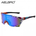 Aielbro Cycling Men's Sunglasses Bicycle Sunglasses Women Cycling Sunglasses Polarized Cycling Eyewear Uv400 For Bicycle - C