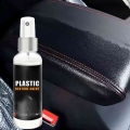 30/50ml Plastic Parts Retreading Agent Wax Instrument Panel Auto Interior Auto Plastic Renovated Coating Car Light Cleaner| |