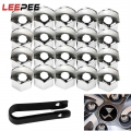 20pcs 17mm/19mm Car Wheel Nut Bolts Caps Auto Hub Screw Cover Nuts Bolts Rims Exterior Decor Plug Socket Protection Dust Proof -