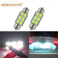 2 X 36mm No Error License Number Plate Light Led Bulbs C5w For Volkswagen Vw Passat B5 B6 3c Golf 3 4 5 6 Polo Jetta Gti Golf -