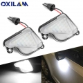 2Pcs LED Side Mirror Puddle Lights CANBUS No Error White for Skoda Superb MK2 Octavia MK2 MK3 1Z 5E Under Mirror Lamp Car Light|