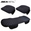 3pcs Winter Warm Car Seat Cover Cushion Universal Auto Soft Seats Cushions Automobile In Cars Chair Covers Protector Accessories