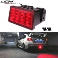 Ijdm F1 Style Strobe Led Rear Fog Light Kit For 2011-up Subaru Wrx Sti Impreza Xv Led Rear Fog, Tail/brake 12v Red - Signal Lamp