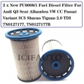 New PU8008/1 Fuel Diesel Filter For Audi Q3 Seat Alhambra VW CC Passat Variant 3C5 Sharan Tiguan 2.0 TDI 7N0127177, 7N0127177B|f