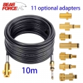 10m High Pressure Washer Pipeline Sewage Dredging Jet Hose Sewer Drain Jetting Kit Pipe Blockage Clogging Jet Washer Hose Cord -