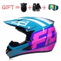 3 Gifts Racing Motorcycle Children Men Helmet Motocross Motorbike Dirt Bike Moto Casco Vintage Scooter DOT Capacete|Helmets| -