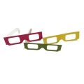 10pcs Paper Frame 3d Fireworks Glasses Rainbow Glasses 3d Glasses Light Lamp Bubbles Diffraction Glasses Used For Music Festival