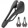 West Biking Nylon Fiber Leather Bicycle Saddle High Performance Open Super Flow Mtb Road Bike Saddle Triathlon Cycling Race Seat