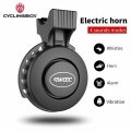 4 Sound Modes Bicycle Electric Horn High Decibel USB Charging Delicate Long Standby Bike Bells Waterproof Bike Accessories|Bicyc