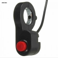 1PC 7/8'' Universal Motorcycle Handlebar Switch ATV Horn Starter Kill Button Switch E Bike Motor Single Switch 0.7m Cabl