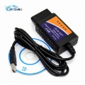 Auto Code Reader Obd/obdii Obd2 Scanner Elm327 Usb Car Diagnostic Tool Interface Interface V1.5 Version For Engine Fault Code -