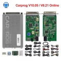 Auto repair tool CARPROG V10.05 V10.9 Or V8.21 Online Version programmer 74hc125 chip car prog With 21 Adapters in stock|Code Re