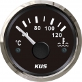 KUS Marine Engine Water Temperature Gauge Boat RV Car Temp Meter Gauge Black 40 120 Degree| | - ebikpro.com