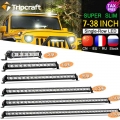 Tripcraft Single-row 7" 13" 20" 25" 32" 38'' Inch Super Slim Led Light Bar 90w 120w 150w 180w F