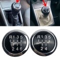 For Vauxhall Opel Astra Iii H Corsa D 2004-2010 Car Gear Shift Knob Lever Emblem Badge Cap Top Cover Car Styling Accessories