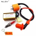 XLJOY Racing Ignition Coil + 6 pin AC CDI + D8TC Spark Plug For 150cc 200cc 250cc Dirt Motor Bike ATV Quad Motorcycle|Motorbike