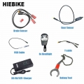 E bike Accessories For Bafang BBS02 BBSHD Electric Bike Brake Sensor programming cable 6V Headlight 59cm Gear Sensor Ebike Part|