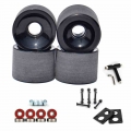 Top! 4Pcs 70x51mm Surf Skateboard Wheels Longboard Low Noise Wear Resisting Road Field Skating with Tool and Gaskets|Skate Board