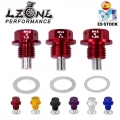 LZONE M12x1.5 M12x1.25 M14x1.5 Magnetic Oil Drain Plug &Oil Drain Sump Nut (A lot of colors available) ODP12125/1215/1415|