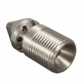 Pressure Washer Drain / Sewer Cleaning Jetter Nozzle 9 Jet 3/8" Male 4.5 Rotary Cleaning Nozzle Stainless Steel 303 - Water