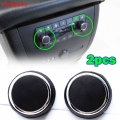 2x Rear Audio Knobs For Cadillac Escalade Chevrolet Avalanche Silverado Suburban Tahoe GMC Acadia Sierra Yukon Radio Volume Knob