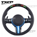 Full Leather Steering Wheel For Bmw M Sport F30 F31 F34 F10 F11 F07 F45 F46 F22 F23 M235i M240i Steering Wheel Control - Steerin