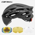 Cycling Helmet Light Road Mtb Mountain Bike Bicycle Led Helmet 54 62cm for Men Women Visored Bicycle Helmet Casco Accesorios|Bic