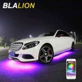 Led Car Underglow Lights Remote/app Control Chassis Neon Lights Rgb Flexible Strips Atmosphere Lamp Underbody System Waterproof