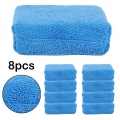 4/8Pcs Car Clean Buffer Car Cleaning Vehicle Accessories Foam Applicator Car Wax Sponge Dust Remove Auto Care Polishing Pad|Spon