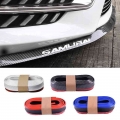 2.5m Car Bumper Protector Front Lip Carbon Fiber Rubber Car Bumper Lip Mouldings Splitter Chin Body Kits Spoiler Auto Exterior -