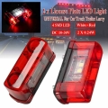 12v 24v Car Led License Number Plate Light Lamp Universal Led License Plate Car Truck Trailer Lorry Rear Tail Light Accessories|