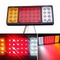 2Pcs Waterproof Car 36 LED Tail Light Rear Lamps Pair Boat Trailer 12V Rear Parts For Trailer Truck Car Lights|Truck Light Syste