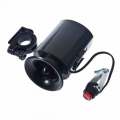 6 Sound Electronic Bike Bell Ring Siren Warning Horn Ultra Loud Voice Speaker Bicycle Accessory Black 88*50*40mm|B