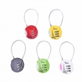 1pc 8.8cm*3.8cm Mini Resettable 3 Digit Combination Travel Luggage Suitcase Code Lock Padlock Locks Black/white/green/yellow/red