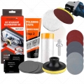 Auto Wax Headlights Restoration Polish Kit Car Headlight Polishing Paste Liquid Light Repair Anti scratch Maintenance Coating|Po