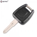 Keyyou Remote 2 Buttons Car Key Shell Case Fob For Vauxhall Opel Astra Zafira Vectra Omega With Hu46 Blade - Car Key - Officemat