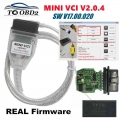 Mini Vci New Real Firmware V2.0.4 Latest Version V16.00.017 For Toyota J2534 K+dcan Supports K-line Mini-vci Hw2.0.4 Ft232rl - D