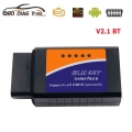 2021 BT ELM 327 V2.1 OBDII Interface OBD Auto Diagnostic Tools Super Mini ELM327 OBD2 Car code reader work on Android & PC|C