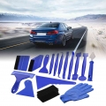 21Pcs Car Vinyl Wrap Tools Carbon Fiber Film Wrapping Cutter Aid Tool Window Tint Squeegee Razor Scraper Sticker Car Accessories