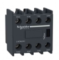 LADN22C LA DN22C LADN22 LA DN22 Auxiliary contact block, TeSys D, 2NO + 2NC, front mounting, screw clamp terminals|contacts| -