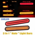 2Pcs Waterproof 12 24V Truck Trailer LED Taillight 2835 SMD Neon Lamp RV Stop Flowing Turn Signal Brake Rear Tail Lights|Truck L