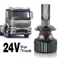 Bevinsee 24V LED H7 H1 H4 H11 H3 LED Bulb 60W 8000LM 6000K White Headlight For Truck MAN Bus Mercedes Benz Atego/Econic Headlamp