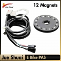 Electric Bike 12 Magnets Pedal Assist Sensor PAS Electric Bicycle Conversion Kit Parts Speed Assistant Sensor E Bike Accessories