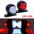 2PCS Outline Marker LED Side Marker 24v LED Truck Lights Trailer Lamp LED Truck Light Van Trailer Side Marker Light 12V| | - O